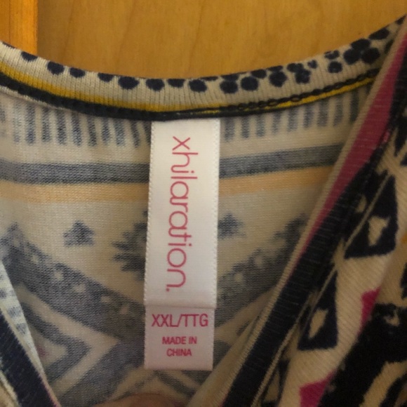 Tribal/geometric print dress - Picture 2 of 3